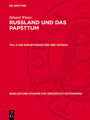 cover image of Die Sowjetunion und der Vatikan